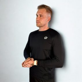 GymRaptor ShadowFlex Basic Black Hosszú ujjú felső