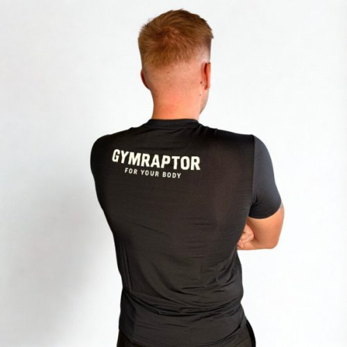 GymRaptor CoreMesh Basic Black Edzőpóló