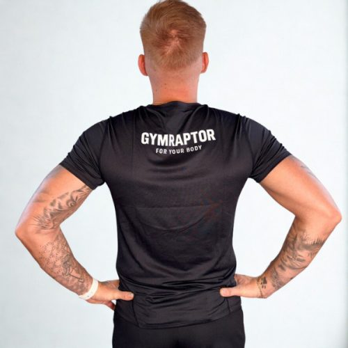 GymRaptor AeroLite Basic Black Edzőpóló