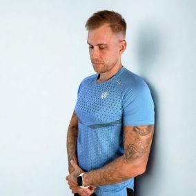 GymRaptor AeroWeave Basic Blue Edzőpóló