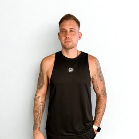 GymRaptor CoreAir Basic Black Edzőtrikó