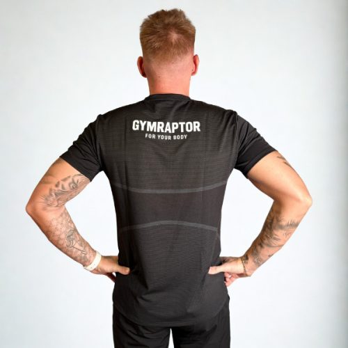 GymRaptor TitanTech Basic Black Edzőpóló