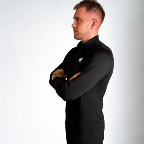 GymRaptor ThermoEdge Basic Black Hosszú ujjú felső