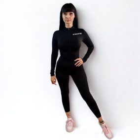 GymRaptor ShadowForm Basic Black Női overál