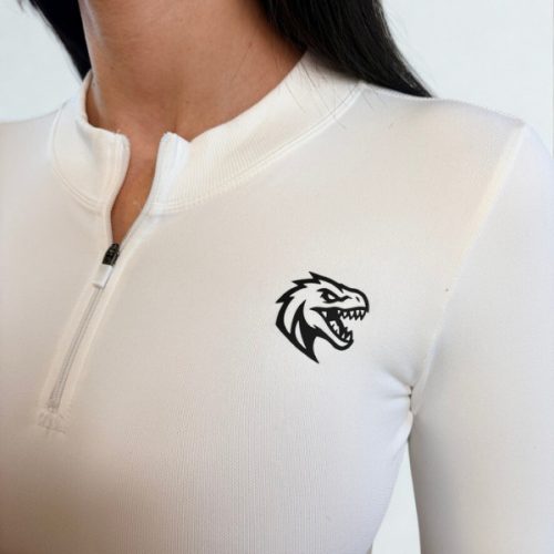 GymRaptor ShadowForm Basic White Hosszú ujjú felső