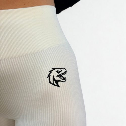 GymRaptor CoreFlex Basic White Női leggings